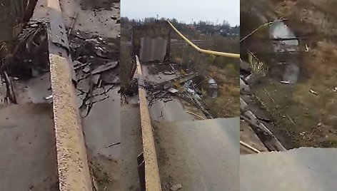 Prie Smolensko sugriuvo tiltas