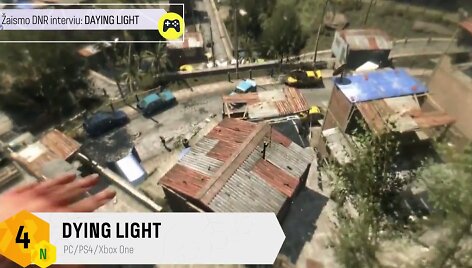 Kompiuterinio žaidimo &bdquo;Dying Light&ldquo; akimirka