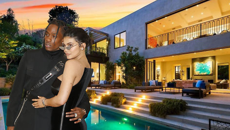 Kylie Jenner ir Travis Scottas nusipirko pirmus bendrus šeimos namus