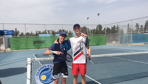 Justas Trainauskas ir Nikita Petrusenko