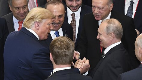 Donaldas Trumpas ir Vladimiras Putinas