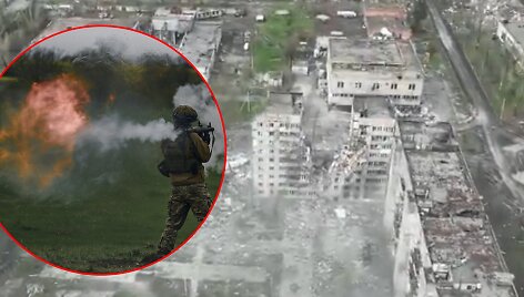 Ukrainiečių karys ir Vuhledaras