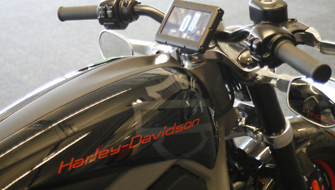 Elektrinis projekto „Livewire“ motociklas „Harley-Davidson“