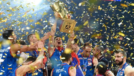 Serbija triumfavo Europos tinklinio čempionate 