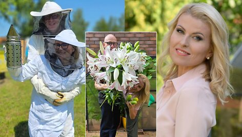 Rūta Mikelkevičiūtė su vyru Rolandu