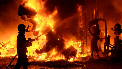 &bdquo;Fallas&ldquo; festivalio kulminacija