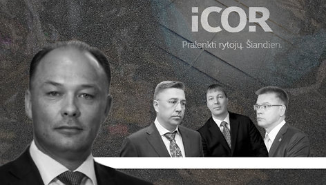 Vytauto Banio partneriai bei „Icor“ vyrai Andrius Janukonis, Gintautas Jaugielavičius ir Linas Samuolis pasidalijo didelius pinigus iš šiukšlių