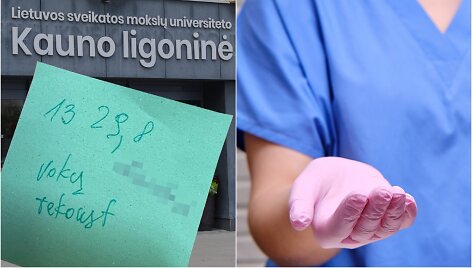 Kauno ligoninėje medikė reikalavo ky&scaron;io