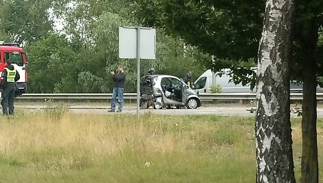 Avarija Kauno Ateities plente