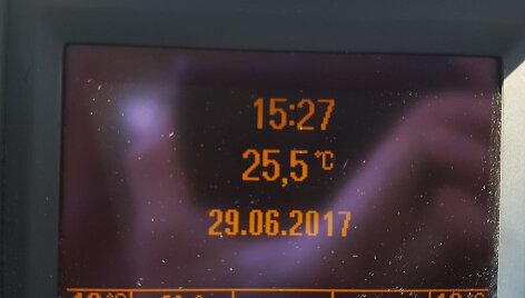 Ketvirtadienio popietę Vilniuje temperatūra sparčiai kilo, po 15 val. termometrai rodė per 25 laipsnių Celsijaus kar&scaron;tį.