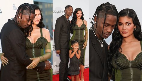 Kylie Jenner, Travisas Scottas ir jųdviejų dukra Stormi