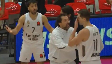 Madrido &bdquo;Real&ldquo; krep&scaron;ininkų reakcija