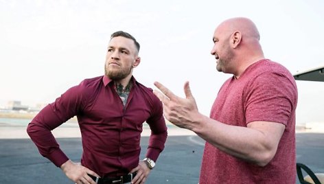 Conoras McGregoras ir Dana White'as