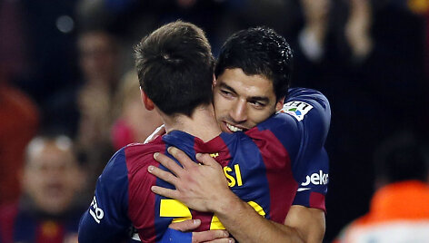 Lionelis Messi ir Luisas Suarezas