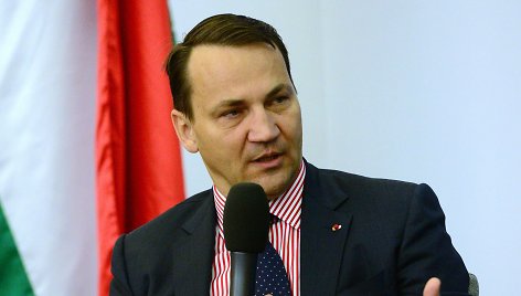 Lenkijos užsienio reikalų ministras Radoslawas Sikorskis