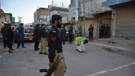 Pakistano policininkai