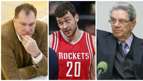 Arvydas Sabonis, Donatas Motiejūnas ir Vladas Garastas