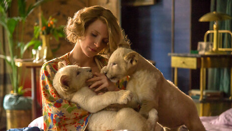 Jessica Chastain filme &bdquo;Zoologijos sodo prižiūrėtojo žmona&ldquo;
