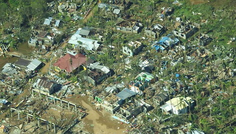 Taifūno Rai nusiaubti Filipinai