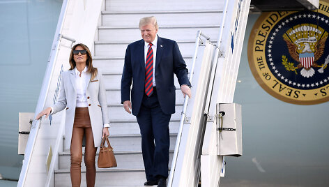 Melania Trump ir Donaldas Trumpas 