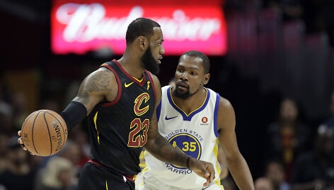 LeBronas Jamesas ir Kevinas Durantas