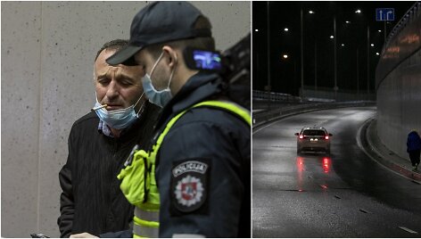 Naktinio reido Vilniuje metu įkliuvęs girtas kartvelas ir namo i&scaron;ėjusi keleivė