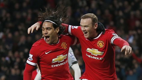 Radamelis Falcao ir Wayne'as Rooney