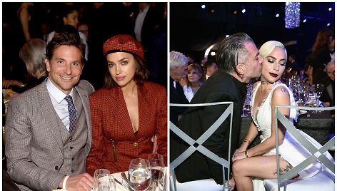 Bradley Cooperis, Irina Shayk, Lady Gaga, Christianas Carino