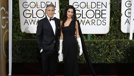 George'as Clooney su žmona Amal Clooney