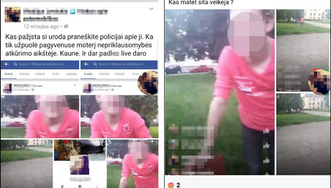 Internautų besidalinti „Facebook“ gyvos transliacijos stop kadrai