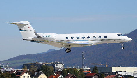 Vladimiro Potanino lėktuvas &bdquo;Gulfstream G650&ldquo;