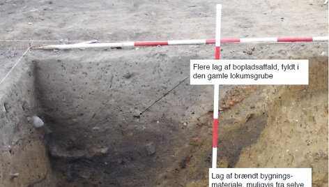 Duobė, kurioje dirbo A.Beck: vikingų tualetas arba mė&scaron;lo krūva