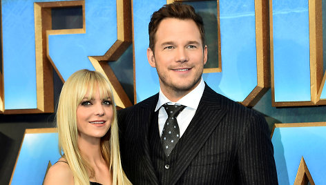 Anna Faris ir Chrisas Prattas