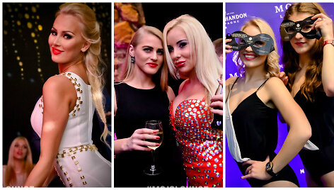 Vakarėlio klube &bdquo;Mojo Lounge Vilnius&ldquo; akimirka
