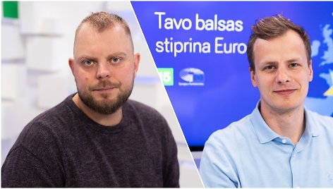 „Susisiekimo paslaugos“ judumo transformacijos vadovas Jonas Damidavičius ir „Deals on Wheels“ vadovas Laurynas Boguševičius