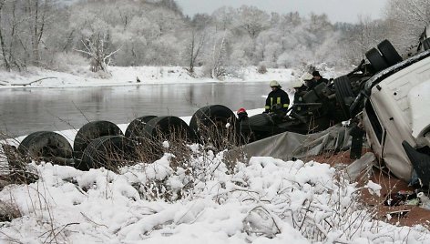 Vilkikas tragiškai nulėkė nuo skardžio