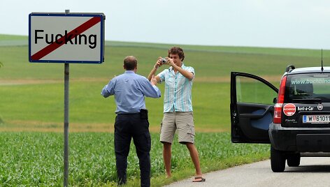 Austrijoje esantis Fukingo (Fucking) miestelis