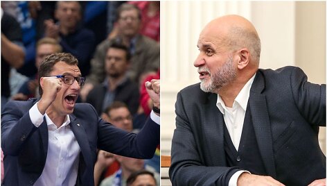 Darius Gudelis įregistravo klubo "Rytas" pavadinimą sausio pradžioje. Po pusmečio tą patį padarė G.Vainauskas (de&scaron;inėje).