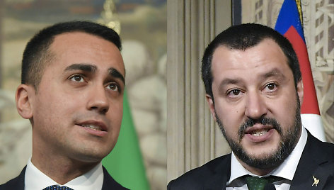 Luigi di Maio ir Matteo Salvini