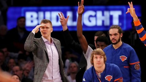 „Knicks“ suolas ir Kristapas Porzingis