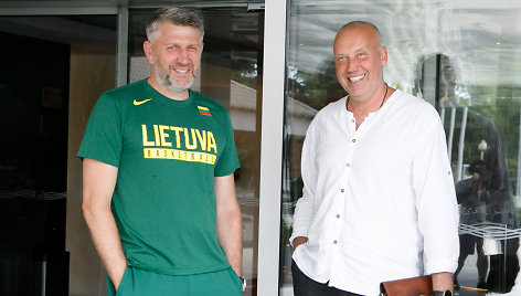 Darius Maskoliūnas ir Rimas Kurtinaitis