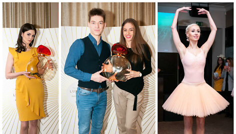 Gerūta Griniūtė, Agnė Kavaliauskaitė su Tomu Legenzovu ir Kristina Tarasevičiūtė
