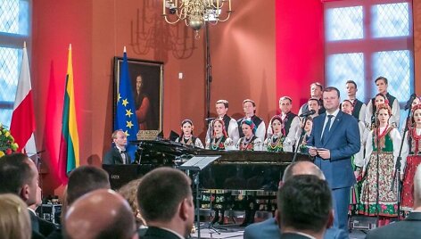 S.Skvernelis Gegužės 3-iosios Konstitucijos priėmimo metinių minėjimo renginyje