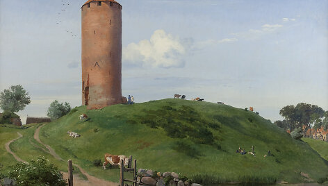 Johan Thomas Lundbye (1818&ndash;1848). Žąsies bok&scaron;tas Vordingborge, Zelandijos saloje, 1842
