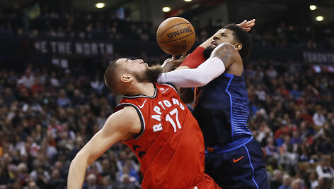 Jonas Valančiūnas pelnė 10 ta&scaron;kų, bet &bdquo;Thunder&ldquo; pranoko Toronto klubą 132:125.
