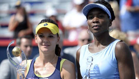 Agnieszka Radwanska ir Venus Williams