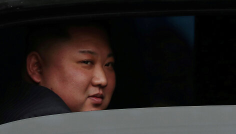 &Scaron;iaurės Korėjos lyderis Kim Jong Unas Vietname