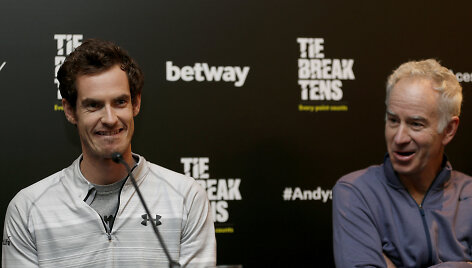 Andy Murray ir Johnas McEnroe