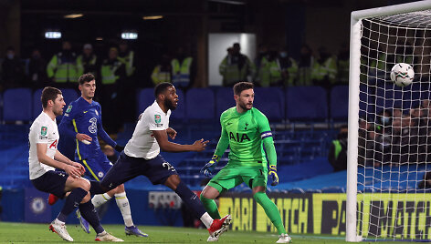 Komi&scaron;kas įvartis į &bdquo;Tottenham&ldquo; vartus.