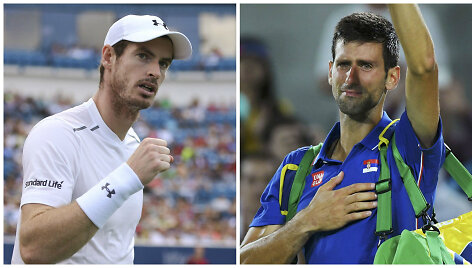 Andy Murray ir Novakas Džokovičius